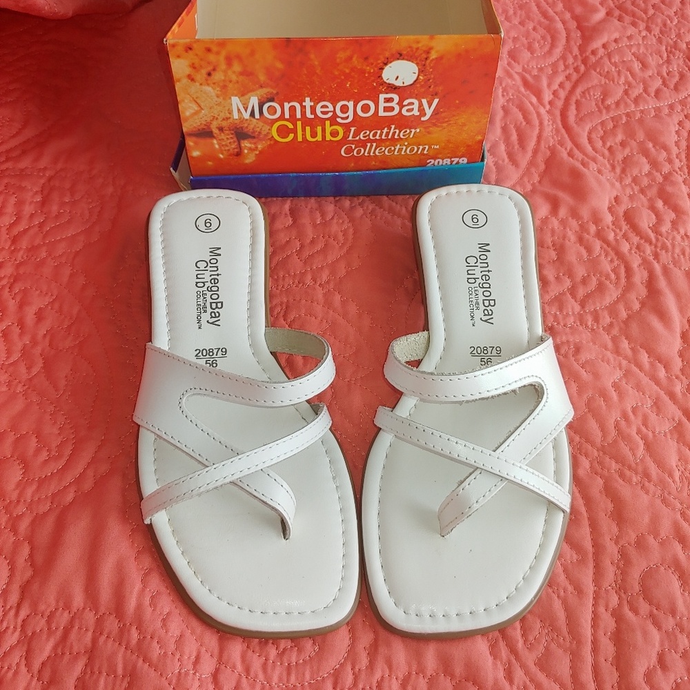Montego Bay Club leather sandal - Picture 2 of 8